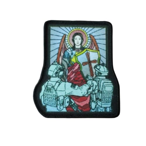Qeuufieu Klett Patch, Erzengel Taktischer Patch, Engelswächter Militärisches Moral Abzeichen, DIY kleidung Jacke Uniform Hut Dekoration Qeuufieu Klett Patch, Erzengel Taktischer Patch, Engelswächter Militärisches Moral Abzeichen, DIY kleidung Jacke Uniform Hut Dekoration von Qeuufieu