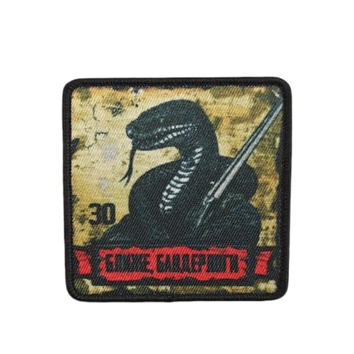 Qeuufieu Klett Patch, "Taktische Schlange "Patches Klett, Taktisches Militärisches Patch-Abzeichen, DIY Kleidung Jacke Rucksack Hut Dekoration Klettpatches, Ausgestattet Mit Klettverschluss von Qeuufieu