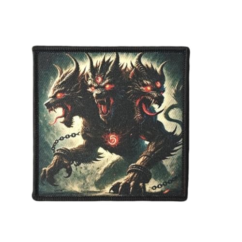 Qeuufieu Klett Patch,Cerberus Patches Klett, Taktisches Militärisches Patch-Abzeichen, DIE Kleidung Jacken Rucksack Hut Dekoration Klettpatches, Ausgestattet Mit Klettverschluss Qeuufieu Klett Patch,Cerberus Patches Klett, Taktisches Militärisches Patch-Abzeichen, DIE Kleidung Jacken Rucksack Hut Dekoration Klettpatches, Ausgestattet Mit Klettverschluss von Qeuufieu