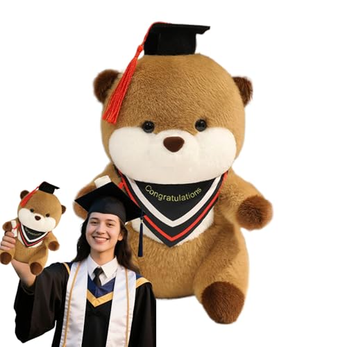 Qfdiwr Abschlussgefüllter Tier, Abschlussplüsch | Süße weiche Raumdekoration - Graduation Plüsch Tierpuppe mit und Diplom für Zimmerdekoration Geburtstag Valentinstag Weihnachtsfeier Qfdiwr Abschlussgefüllter Tier, Abschlussplüsch | Süße weiche Raumdekoration - Graduation Plüsch Tierpuppe mit und Diplom für Zimmerdekoration Geburtstag Valentinstag Weihnachtsfeier von Qfdiwr
