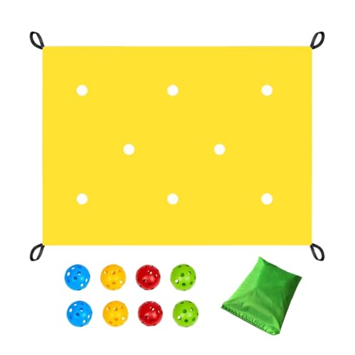 Qfdiwr Teambuilding Tarp Spiel mit Loch – Team-Kohäsions-Aktivitäten-Set für die Arbeit | Spielerisches Übungsset für Gruppen mit Hohlball für Schule und Versammlungen Qfdiwr Teambuilding Tarp Spiel mit Loch – Team-Kohäsions-Aktivitäten-Set für die Arbeit | Spielerisches Übungsset für Gruppen mit Hohlball für Schule und Versammlungen von Qfdiwr
