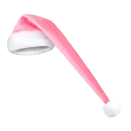 Qfdiwr Weihnachtsmütze, 75 cm, lang, Weihnachtshut aus weichem Samt, Kostümzubehör für Partys, Karneval, Neujahr, Feiern, Fotos Qfdiwr Weihnachtsmütze, 75 cm, lang, Weihnachtshut aus weichem Samt, Kostümzubehör für Partys, Karneval, Neujahr, Feiern, Fotos von Qfdiwr