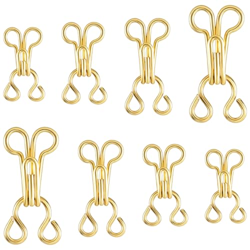 100 Paar Nähhaken und Ösen Verschluss 9/12/14/16 mm Gold BH Karabinerhaken Ersatz für Kleidung Nähen auf Druckknöpfe Haken Ersatz für Hosen Handwerk BH Kleidung Röcke Ersatz Nähen 100 Paar Nähhaken und Ösen Verschluss 9/12/14/16 mm Gold BH Karabinerhaken Ersatz für Kleidung Nähen auf Druckknöpfe Haken Ersatz für Hosen Handwerk BH Kleidung Röcke Ersatz Nähen von QfwdfcTrenz