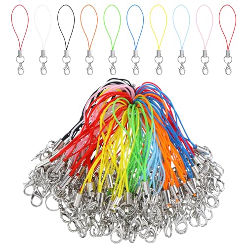 100 Stücke Einfache Handy Lanyard Strap Handyanhänger Schlaufen mit Karabiner Schlüsselring mit Kette Armband Verschlüsse für Schlüssel Schlüsselanhänger Handyanhänger USB Schüsselanhänger 100 Stücke Einfache Handy Lanyard Strap Handyanhänger Schlaufen mit Karabiner Schlüsselring mit Kette Armband Verschlüsse für Schlüssel Schlüsselanhänger Handyanhänger USB Schüsselanhänger von QfwdfcTrenz