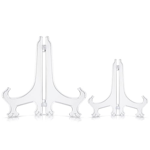 2 Stück Staffelei Plastik Platten ständer Halter, 17.5cm Transparenter Staffeleiständer Tellerhalter Für Die Präsentation Von Fotos, Bilderrahmen, Büchern Platten Oder Anderen Gegenständen Auf Dem Tis 2 Stück Staffelei Plastik Platten ständer Halter, 17.5cm Transparenter Staffeleiständer Tellerhalter Für Die Präsentation Von Fotos, Bilderrahmen, Büchern Platten Oder Anderen Gegenständen Auf Dem Tis von QfwdfcTrenz