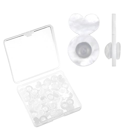32 Stück transparente Gummi-Ohrring-Verschlüsse für schwere Ohrringstützen, Liebesform, Ohrring-Verschlüsse, Heber für hängende Ohren, bequeme Gummi-Ohrringe, Ersatz für große Ohrstecker 32 Stück transparente Gummi-Ohrring-Verschlüsse für schwere Ohrringstützen, Liebesform, Ohrring-Verschlüsse, Heber für hängende Ohren, bequeme Gummi-Ohrringe, Ersatz für große Ohrstecker von QfwdfcTrenz