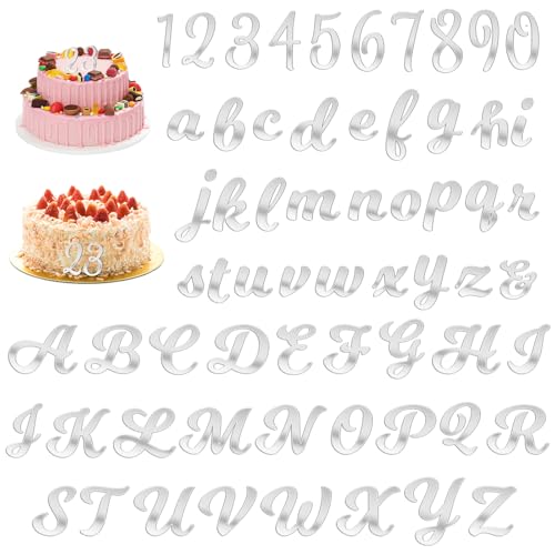 64 Stück Silber Acryl Tortendeko 0-9 und A-Z Großbuchstaben Kleinbuchstaben Spiegelbuchstaben Zahlen Tortenaufsatz Tortendeko Zahlen Kuchen Deko für Geburtstag Hochzeit Jubiläum Party Feier 64 Stück Silber Acryl Tortendeko 0-9 und A-Z Großbuchstaben Kleinbuchstaben Spiegelbuchstaben Zahlen Tortenaufsatz Tortendeko Zahlen Kuchen Deko für Geburtstag Hochzeit Jubiläum Party Feier von QfwdfcTrenz