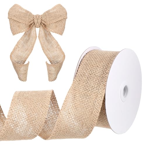 Jute-Wickelstreifen 5cm x10m Vintage Geschenkband Juteband Sackleinen Band Dekoband Jute Sackleinen Band für den Garteneinsatz Hochzeitdeko Geschenkverpackung Basteln Jute-Wickelstreifen 5cm x10m Vintage Geschenkband Juteband Sackleinen Band Dekoband Jute Sackleinen Band für den Garteneinsatz Hochzeitdeko Geschenkverpackung Basteln von QfwdfcTrenz
