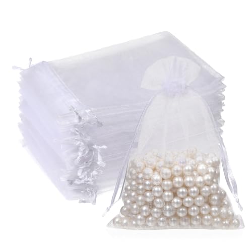 QfwdfcTrenz 50 Stück Organzasäckchen klein Weiß 10x15cm Organzasäckchen Hochzeit Organza Beutel Kleine Geschenk Organzabeutel Schmucksäckchen Verpackungstüten für Hochzeit Süßigkeiten Geschenkbeutel QfwdfcTrenz 50 Stück Organzasäckchen klein Weiß 10x15cm Organzasäckchen Hochzeit Organza Beutel Kleine Geschenk Organzabeutel Schmucksäckchen Verpackungstüten für Hochzeit Süßigkeiten Geschenkbeutel von QfwdfcTrenz