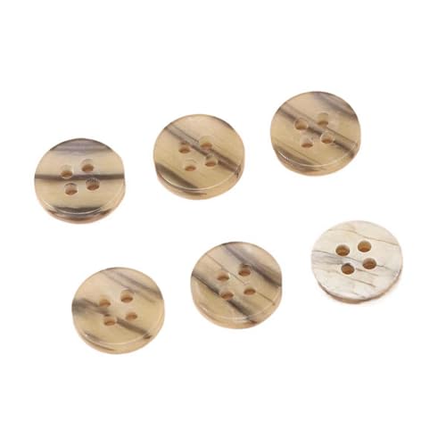 10mm/11mm/12,5mm runde kleine Harzknöpfe, Farbe 17, 10mm 20 Stück von Qgsaghty