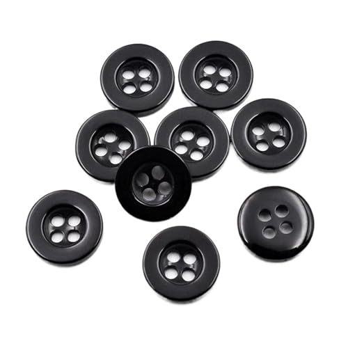 10mm/11mm/12mm/9mm Runde Harzknöpfe, Farbe 51, 9mm 10 Stück 10mm/11mm/12mm/9mm Runde Harzknöpfe, Farbe 51, 9mm 10 Stück von Qgsaghty