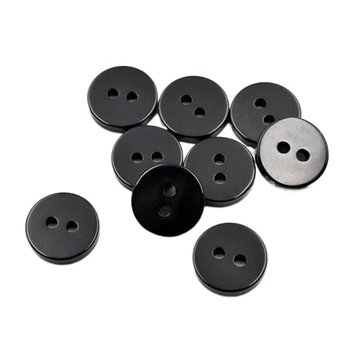 10mm/11mm/12mm/9mm Runde Harzknöpfe, Farbe 56, 10mm 10 Stück von Qgsaghty