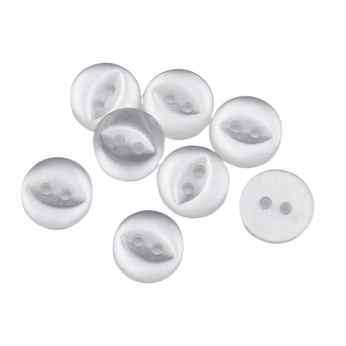 10mm/11mm/12mm/9mm Runde Harzknöpfe, Farbe 60, 11mm 10 Stück von Qgsaghty