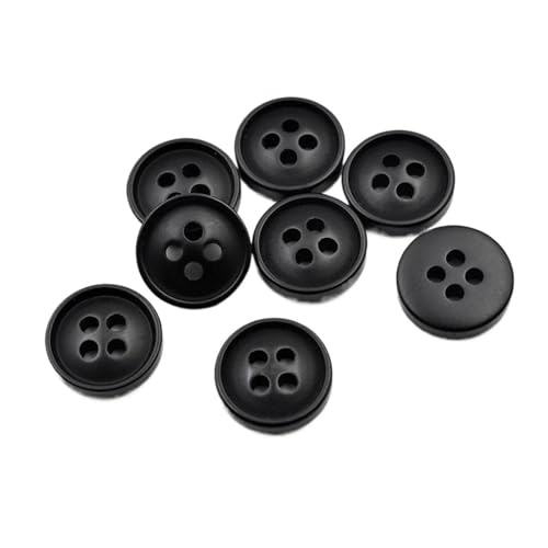 10mm/11mm/12mm/9mm Runde Harzknöpfe, Farbe 73, 11mm 10 Stück von Qgsaghty