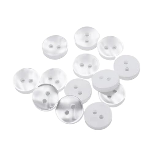 10mm/11mm/12mm/9mm Runde Harzknöpfe, Farbe 75, 9mm 10 Stück von Qgsaghty
