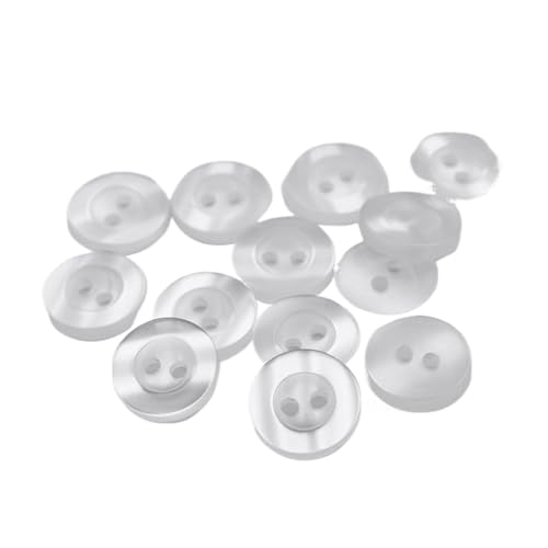 10mm/11mm/12mm/9mm Runde Harzknöpfe, Farbe 78, 11mm 10 Stück von Qgsaghty