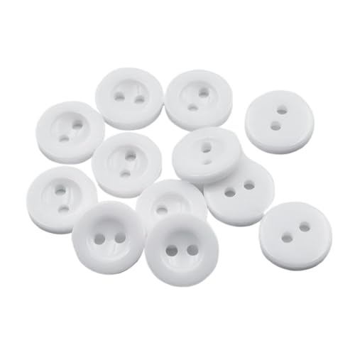 10mm/11mm/12mm/9mm Runde Harzknöpfe, Farbe 79, 11mm 10 Stück von Qgsaghty