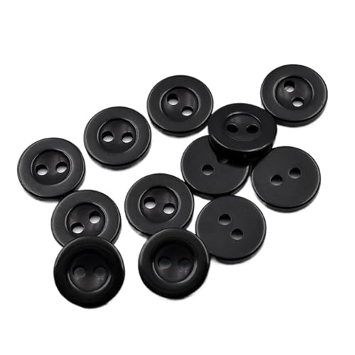 10mm/11mm/12mm/9mm Runde Harzknöpfe, Farbe 80, 9mm 10 Stück von Qgsaghty