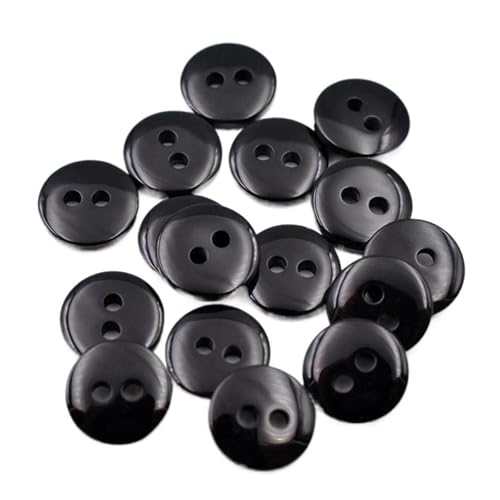 10mm/11mm/12mm/9mm Runde Harzknöpfe, Farbe 86, 11mm 10 Stück von Qgsaghty