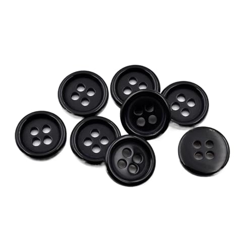 10mm/11mm/12mm/9mm Runde Harzknöpfe, Farbe 93, 9mm 10 Stück von Qgsaghty