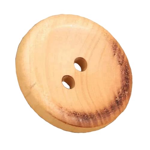 11,5mm/15mm/17mm/20mm/25mm Kleidungsknöpfe, Zubehör, Holzknöpfe, 12 Stück, 25mm 11,5mm/15mm/17mm/20mm/25mm Kleidungsknöpfe, Zubehör, Holzknöpfe, 12 Stück, 25mm von Qgsaghty