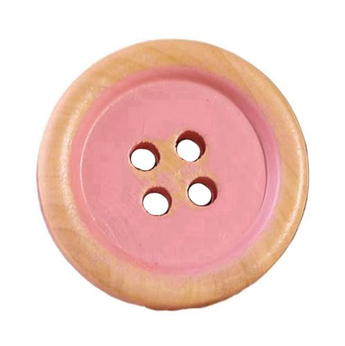 11mm/12mm/15mm/20mm Holzknopf für Herren und Damen, Kleidungsknopf, Rosa, 20mm – 10 Stück 11mm/12mm/15mm/20mm Holzknopf für Herren und Damen, Kleidungsknopf, Rosa, 20mm – 10 Stück von Qgsaghty