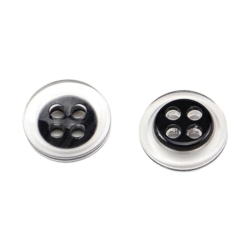11mm Harzknöpfe, Farbe 1, 11mm 20 Stück 11mm Harzknöpfe, Farbe 1, 11mm 20 Stück von Qgsaghty