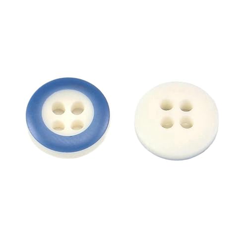 11mm matte Harzknöpfe mit vier Löchern, Farbe 5, 11mm 20 Stück 11mm matte Harzknöpfe mit vier Löchern, Farbe 5, 11mm 20 Stück von Qgsaghty