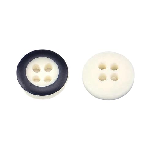 11mm matte Harzknöpfe mit vier Löchern, Farbe 6, 11mm 20 Stück 11mm matte Harzknöpfe mit vier Löchern, Farbe 6, 11mm 20 Stück von Qgsaghty