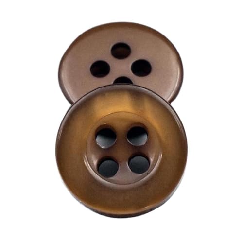 11mm runde farbige Harzknöpfe, Farbe 20, 11mm 20 Stück von Qgsaghty