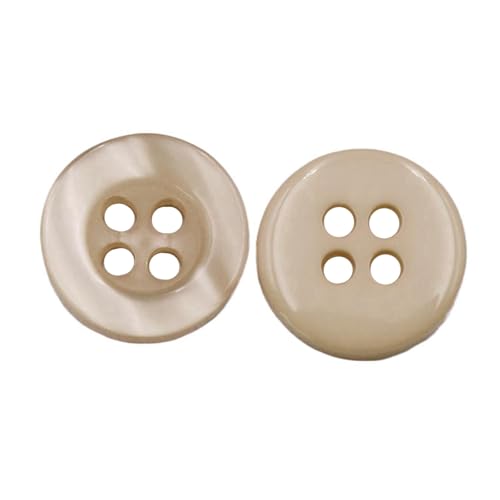 11mm runde farbige Harzknöpfe, Farbe 28, 11mm 20 Stück von Qgsaghty