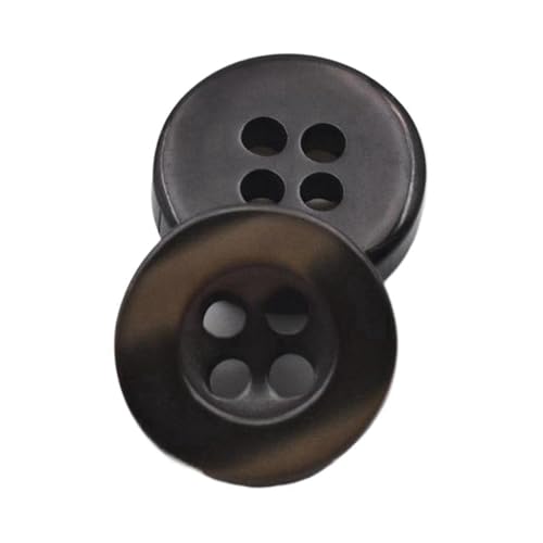 11mm runde farbige Harzknöpfe, Farbe 7, 11mm 20 Stück von Qgsaghty