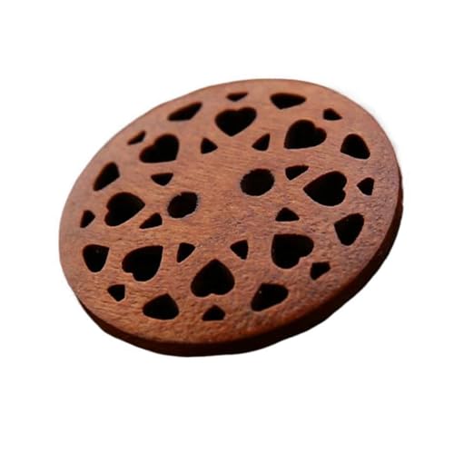 13mm-35mm Holzknopf Kleidung Holzknopf Handgefertigter Knopf, 3 Braun, 30mm – 10 Stück 13mm-35mm Holzknopf Kleidung Holzknopf Handgefertigter Knopf, 3 Braun, 30mm – 10 Stück von Qgsaghty