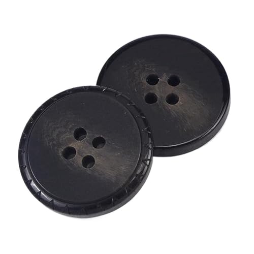 15mm - 30mm runde Harzknöpfe, Farbe 7, 27mm 10 Stück von Qgsaghty