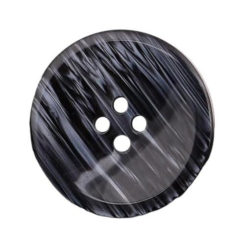 15mm - 38mm runder Harzknopf, Grau, 22mm 10 Stück von Qgsaghty