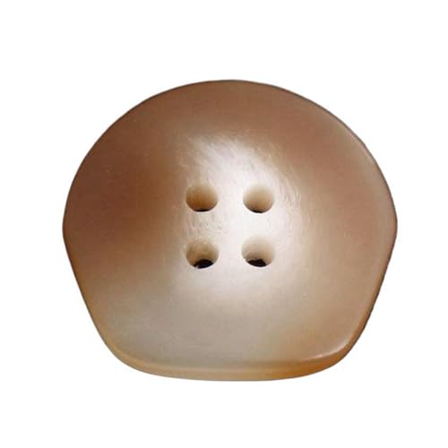 18mm/23mm/25mm/30mm Unregelmäßige Harzknöpfe, Beige, 25mm 6 Stück 18mm/23mm/25mm/30mm Unregelmäßige Harzknöpfe, Beige, 25mm 6 Stück von Qgsaghty