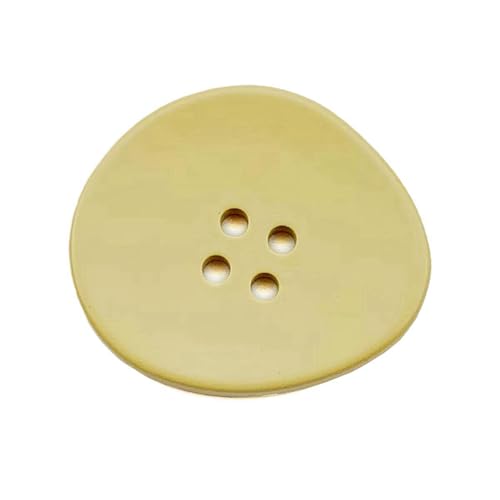 18mm/25mm/30mm/38mm Unregelmäßiger matter Knopf, Farbe 3, 30mm 6 Stück von Qgsaghty