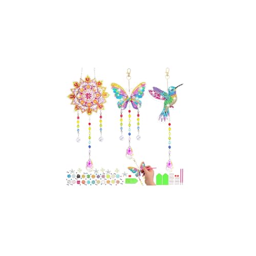 Basteln Mädchen 6 7 8 9 10 Jahre,Geschenk Mädchen 6 7 8 9 Jahre,Diamond Painting Windspiel Bastelset Kinder,DIY Sonnenfänger Bastelset Spielzeug 6 Jahre Mädchens,Mosaik Bastelsets Aufhängen Windspiel Basteln Mädchen 6 7 8 9 10 Jahre,Geschenk Mädchen 6 7 8 9 Jahre,Diamond Painting Windspiel Bastelset Kinder,DIY Sonnenfänger Bastelset Spielzeug 6 Jahre Mädchens,Mosaik Bastelsets Aufhängen Windspiel von Qhpbuy