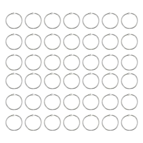 Kleine Binderinge, Metall, lose Blätter, Buchbindungsscheiben, Scharniere, Schnapp-Schlüsselringe für Karteikarten, Notizbücher, Sammelalben, Planer, Journale, Berichte, Katalog, Kreise, Klemmen von QianShi