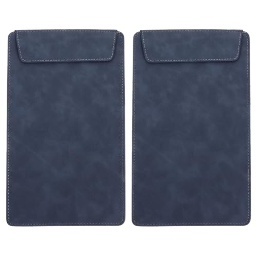 Kleine Menü-Klemmbretter für Restaurants, 38,1 x 63,5 cm, A5, Schreibtisch, Dokumente, Datei, Konferenz-Clipboard, Büro, Schreibstützplatten, PU-Menüblöcke, Halter, Quittungsclips für Zuhause, Schule von QianShi