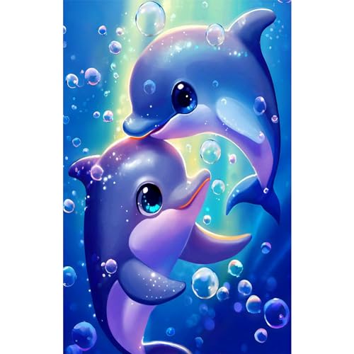Qianbaiuk Diamond Painting Delphin-Diamond Painting Erwachsene,Erwachsene Diamant Painting für Geschenk und Home Wand Dekoratione12x16inch Qianbaiuk Diamond Painting Delphin-Diamond Painting Erwachsene,Erwachsene Diamant Painting für Geschenk und Home Wand Dekoratione12x16inch von Qianbaiuk