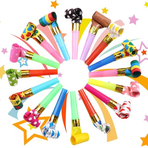 20Stück Tröte,Trötren,Kinder Jubel Partytröten,Tröte Fan Fußball,Kindergeburtstag Luftrüssel,Luftschlangen Olympischer Party,Party-Gebläse Pfeife Trompete Trompetenspielzeug,Weihnachts-Party-Zubehör 20Stück Tröte,Trötren,Kinder Jubel Partytröten,Tröte Fan Fußball,Kindergeburtstag Luftrüssel,Luftschlangen Olympischer Party,Party-Gebläse Pfeife Trompete Trompetenspielzeug,Weihnachts-Party-Zubehör von Qianfeng