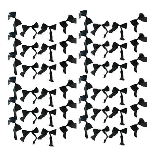 Qianly 12x Bogen Girlande Banner Geburtstag Party Dekorationen Hintergrund Ornament Bogen Banner Girlande Dekorationen für Valentinstag, Schwarz von Qianly