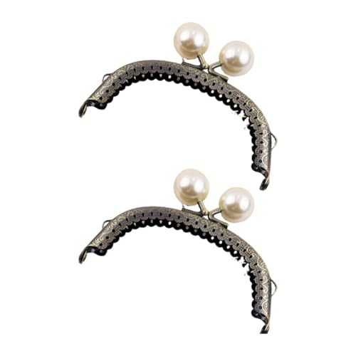 Qianly 2X Metall Geldbörsenrahmen, Kuss Verschluss, Stabiler Retro Ersatzbogen, Spitze, Geprägt, für Die Herstellung von Geldbörsen, Nähen, 10.5 cm Qianly 2X Metall Geldbörsenrahmen, Kuss Verschluss, Stabiler Retro Ersatzbogen, Spitze, Geprägt, für Die Herstellung von Geldbörsen, Nähen, 10.5 cm von Qianly