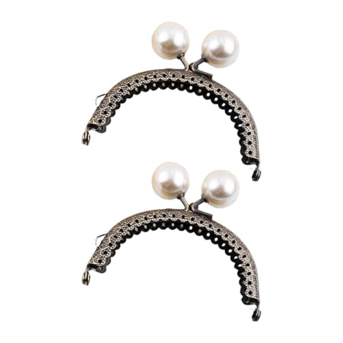 Qianly 2X Metall Geldbörsenrahmen, Kuss Verschluss, Stabiler Retro Ersatzbogen, Spitze, Geprägt, für Die Herstellung von Geldbörsen, Nähen, 8.5 cm Qianly 2X Metall Geldbörsenrahmen, Kuss Verschluss, Stabiler Retro Ersatzbogen, Spitze, Geprägt, für Die Herstellung von Geldbörsen, Nähen, 8.5 cm von Qianly