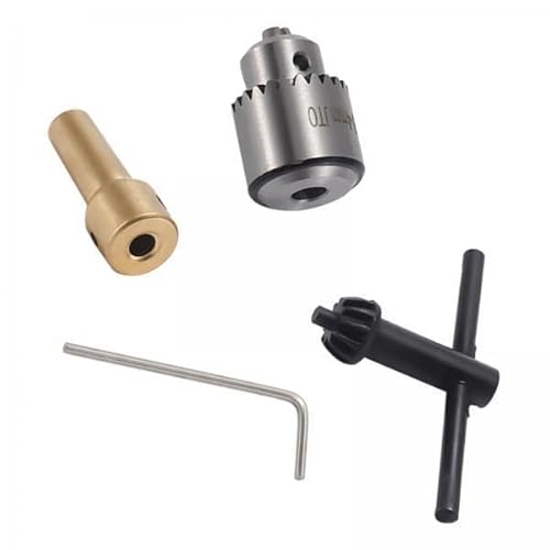 Qianly 3x Elektrisches Schlagbohrfutter + 3,17 Mm Motorwellenbohrer für Rotationswerkzeuge von Qianly