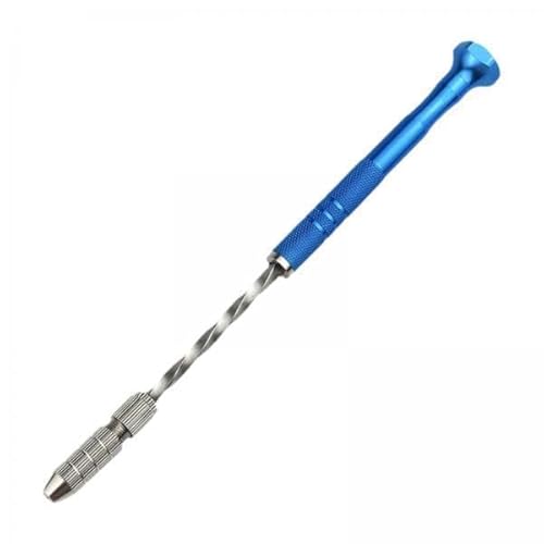Qianly 3x Halbautomatischer Spiral Handbohrer, Drehwerkzeug Schraubstock, Handbohrer, Bastelbohrer für Die Schmuckmetallherstellung von Qianly