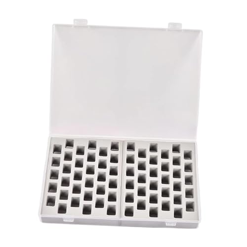 Qianly 66 Grids Bobbin Case Staubdicht Lagerung Organizer für von Qianly