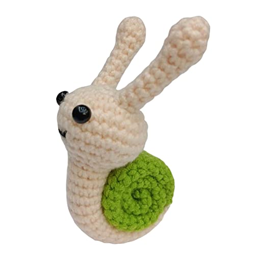 Qianly Anfänger Häkelset Starterpaket Machen Sie Ihre Eigene Puppe mit Garn, Haken für Erwachsene Und Kinder, Schnecke von Qianly