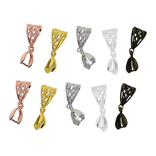 Qianly Anhänger Bügelverbinder Charms Halter für Perlenbeschläge Zubehör Handwerk von Qianly